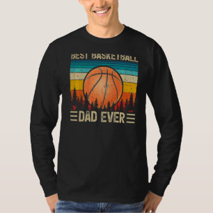 Mens Vintag Retro Best Basketball Vater Plage T-Shirt