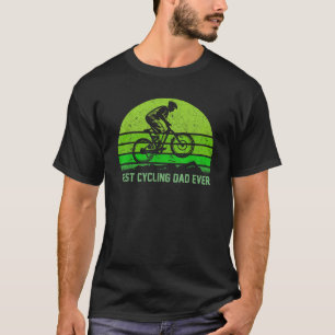 Mens Vintag Retro Best Cycling Vater Ever Funny Mo T-Shirt