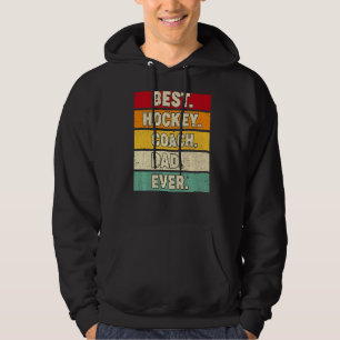 Mens Vintag Retro Best Hockey Coach Vater Fath Hoodie
