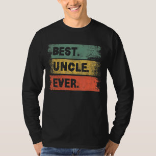 Mens Vintag Retro Best Onkel je Men Vater D T-Shirt