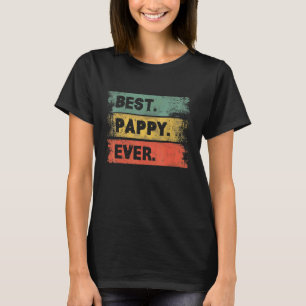 Mens Vintag Retro Beste Pappy je Men Vaterin D T-Shirt