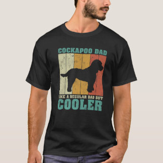 Mens Vintag Retro Cockapoo Vater wie ein regelmäßi T-Shirt