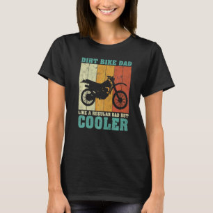 Mens Vintag Retro Dirt Bike Vater wie ein regelmäß T-Shirt