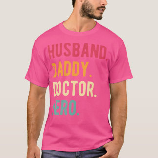 Mens Vintag Retro Funny Medical Doktor Fathers Da T-Shirt