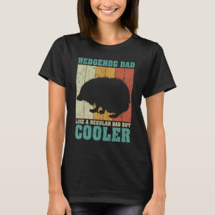 Mens Vintag Retro Igel Vater wie ein regelmäßiger  T-Shirt