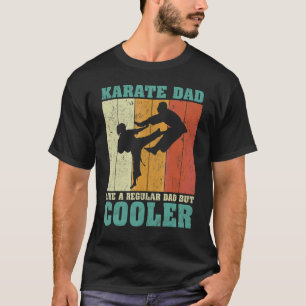 Mens Vintag Retro Karate Vater wie ein regelmäßige T-Shirt