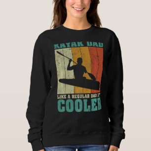Mens Vintag Retro Kayak Vater wie ein regelmäßiger Sweatshirt