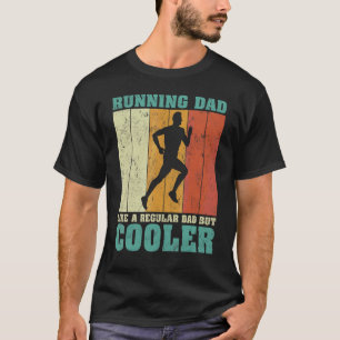 Mens Vintag Retro läuft Vater wie ein regulärer Va T-Shirt