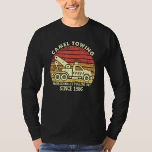 Mens Vintag Retro Professional Camel Schlepper T-Shirt