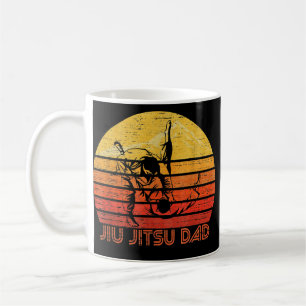 Mens Vintag Retro Proud Brazilian Jiu Jitsu Vater Kaffeetasse