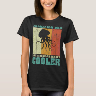 Mens Vintag Retro Quallyfish Vater wie ein regelmä T-Shirt