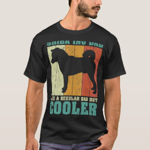 Mens Vintag Retro Shiba Inu Vater wie ein regelmäß T-Shirt