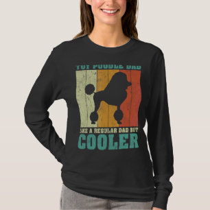 Mens Vintag Retro Toy Poodle Vater wie ein normale T-Shirt