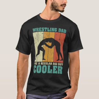 Mens Vintag Retro Wrestling Vater wie ein regelmäß T-Shirt
