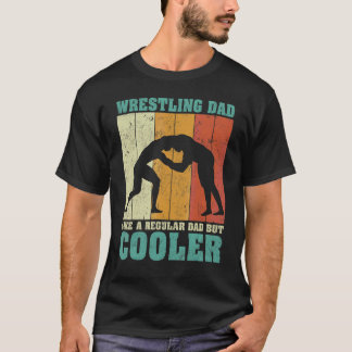 Mens Vintag Retro Wrestling Vater wie ein regelmäß T-Shirt