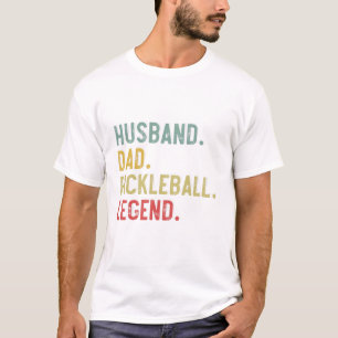 Mens Vintag Shirt Husband Vater Pickleball Legende