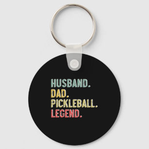 Mens Vintag Shirt Husband Vater Pickleball Legende Schlüsselanhänger