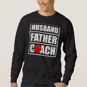 Mens Vintag Style Ehemann Vater Bocce Coach Fath Sweatshirt