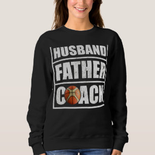 Mens Vintag Style Ehemann Vater Netball Coach Fa. Sweatshirt