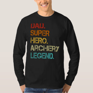 Mens Vintag Style Vater Heroin Archery Legend Vate T-Shirt