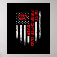 Mens Vintag USA Beste Feuerwehrfrau