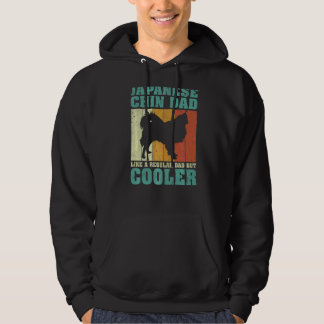 Mens Vintage Japanese Chin Dad Like A Regular Dad Hoodie