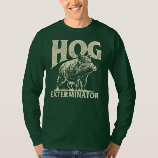 Mens Vintage Wild Pig Hunt Hunting Hog T-Shirt