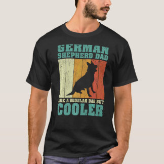 Mens Vintager deutscher Schäferhund Vater wie ein  T-Shirt