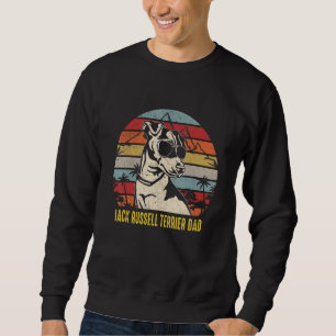 Mens Vintager Jack Russell Terrier Vater Vatertag Sweatshirt