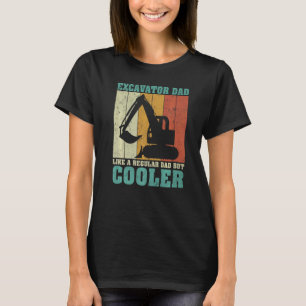 Mens Vintager Retro-Bagger Vater wie ein regelmäßi T-Shirt