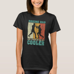 Mens Vintager Retro Boxing Vater wie ein regelmäßi T-Shirt