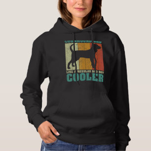 Mens Vintager Retro-Coonhound-Vater wie ein regelm Hoodie