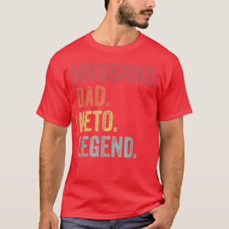 Mens Vintager Vater für Ehemann Keto Legend Gesche T-Shirt
