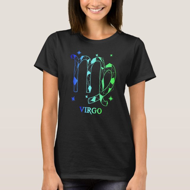Mens Virgo Zodiac 4 T-Shirt (Vorderseite)