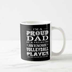 Mens Volleyball Ich bin ein stolzes Volleyball Vat Kaffeetasse