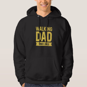 Mens Walking Vater seit 2022 Meme Spaß für Vater Hoodie