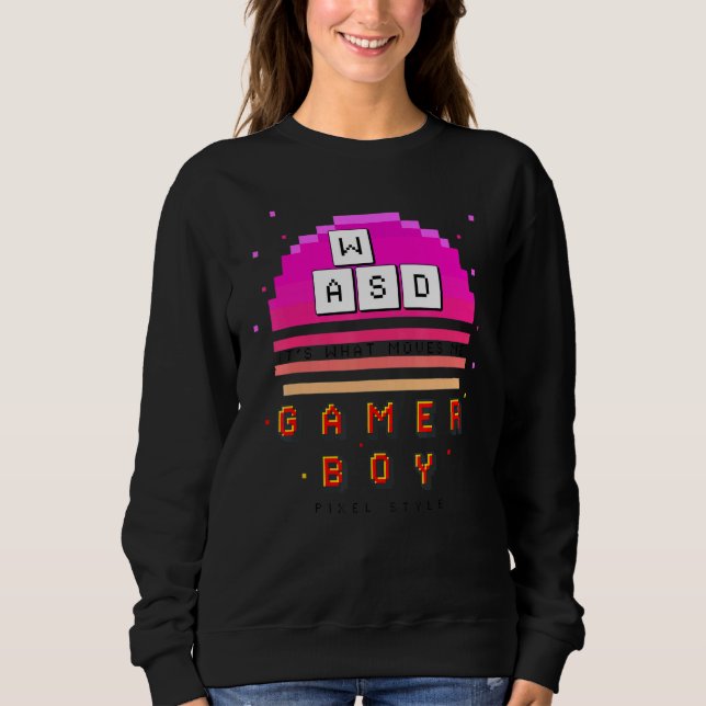 Mens war es, was mich Computer-Videospiele bewegt Sweatshirt (Vorderseite)