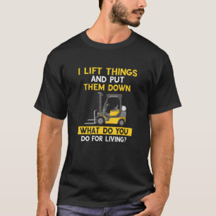 Mens Warehouse Gabelstaplerfahrer und Gabelstapler T-Shirt