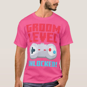 Mens Wedding Bachelor Party Groom Level Unlock G T-Shirt