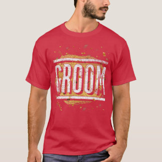 Mens Wedding Groom Bachelor Männer Heiratsbachelor T-Shirt