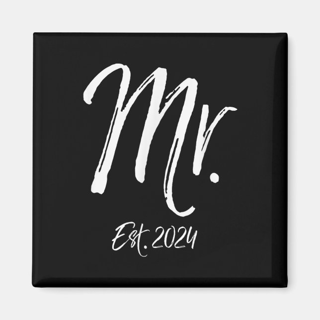 Mens Wedding Jubiläumsidee für Ehemann Mr. Magnet (Vorne)