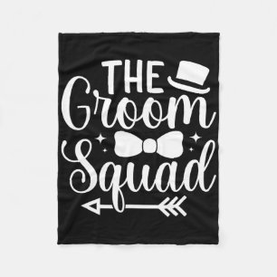 Mens Wedding Party Trauzeugen der Groom Squad Bach Fleecedecke