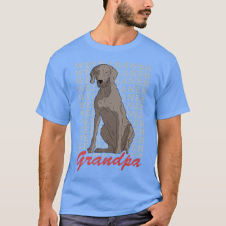Mens Weimaraner Opa Dog Owner Weimaraner Prem T-Shirt
