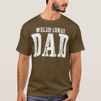Mens Welsh Corgi Vater T-Shirt