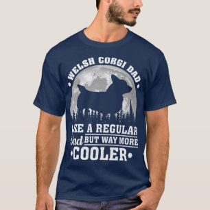 Mens Welsh Corgi Vater wie ein regelmäßiger Vater  T-Shirt