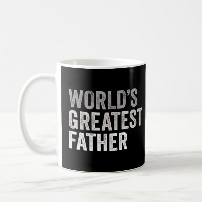 Mens Weltbest Father Vater Daddy Papa Kaffeetasse (Links)
