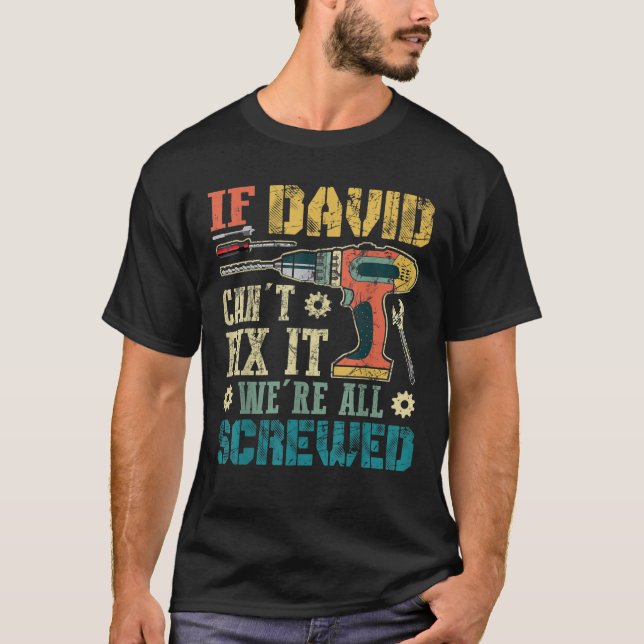 Mens, wenn David kann es nicht reparieren, wir sin T-Shirt (Vorderseite)