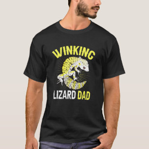 Mens Winking Lizard Vater Reptile Herpetologin Leo T-Shirt