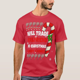 Mens wird Freundin gegen Weihnachtscreme verkaufen T-Shirt