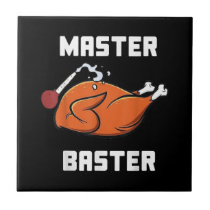 Mens Women Master Baster Funny Turkey Baster Danke Fliese